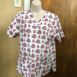 OSU scrub top